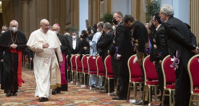 Pope calls for reality check against misinformation about vaccines
