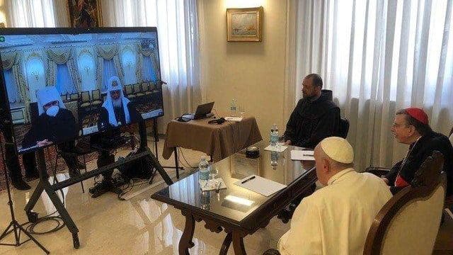 In message to Russian patriarch, pope prays for end of war in Ukraine