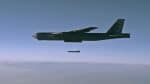 A 2014 photo of an unarmed AGM-86B Air-Launched Cruise Missile being launched from a B-52H Stratofortress over the Utah Test and Training Range in the United States. File photo: CNS/Air Force, Staff Sgt. Roidan Carlson, Handout via Reuters