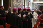 Pope meets bishops attending weeklong course