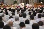 Be apostles of harmony, not division pope tells priests