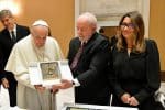 Brazilian president invites pope to visit Amazon, discusses war