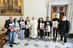 Pope meets with family members of Hamas hostages
