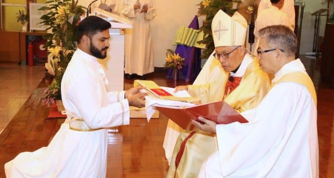 Oblate Missionaries celebrate the ordination of deacon