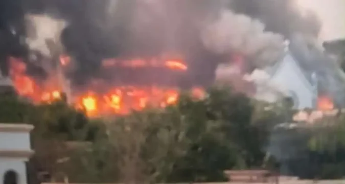 Myanmar junta torches Catholic cathedral in Kachin