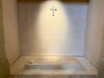 Our beloved Pope Francis rests here under the gaze of our Mother Mary