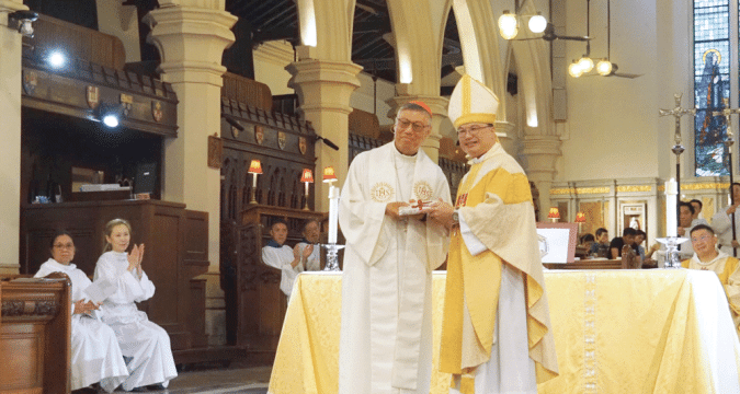 Cardinal Stephen preaches at Anglican Cathedral