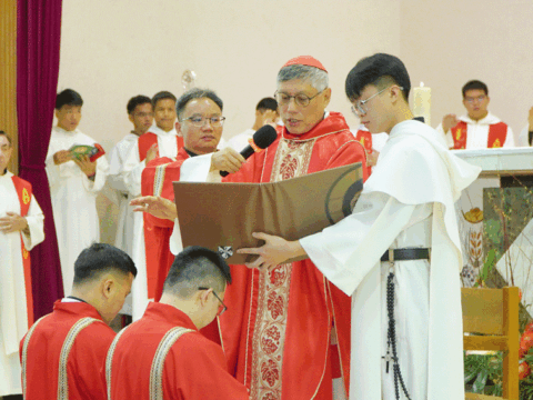 Two Dominican friars ordained to priesthood in Hong Kong