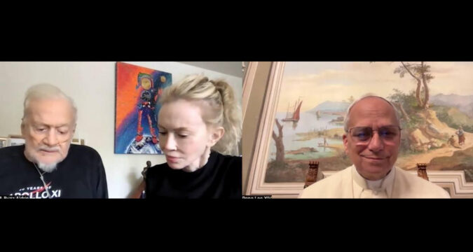 Pope celebrates Apollo 11 anniversary with peek at the heavens, call to astronaut Pope celebrates Apollo 11 anniversary with peek at the heavens, call to astronaut