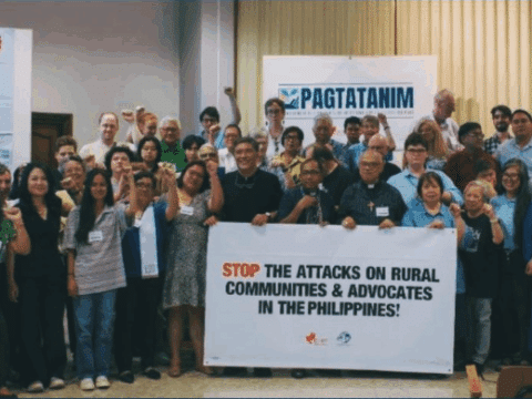 Bishop urges global solidarity with oppressed Filipinos at Rome gathering