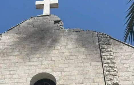 Gaza church hit, pope calls for immediate ceasfire as community perseveres