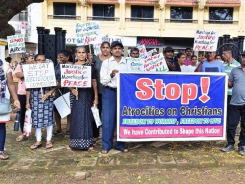 Meeting condemns attacks against minorities in India