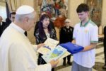 Pope meets young people returned to Ukraine from Russia