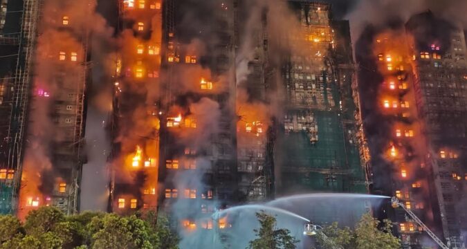 Prayer for the residents of Wang Fuk Court 