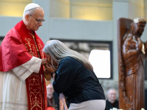 Pope Leo reacts to migrant stories in Lebanon