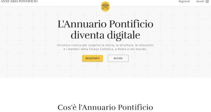 Pontifical Yearbook now available online