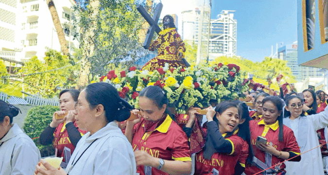 Procession for the Feast of the Black Nazarene at St. Joseph’s Church Procession for the Feast of the Black Nazarene at St. Joseph’s Church