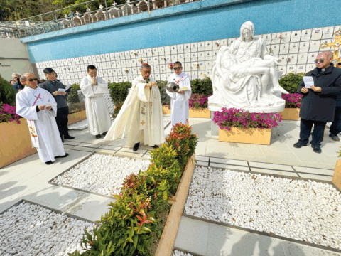 Newly-blessed Garden of Hope honours the departed 
