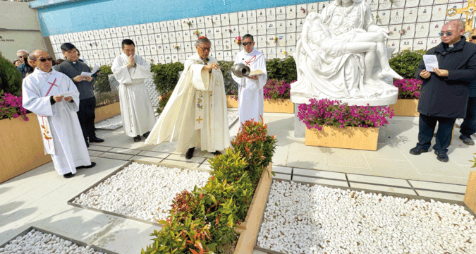 Newly-blessed Garden of Hope honours the departed 