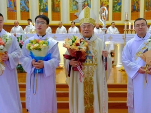 Three new deacons welcomed for Changzhi