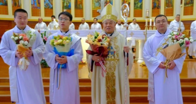 Three new deacons welcomed for Changzhi
