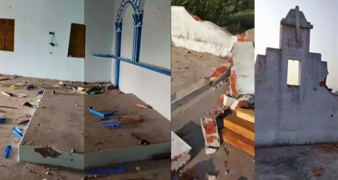 Catholic Church vandalised in eastern India