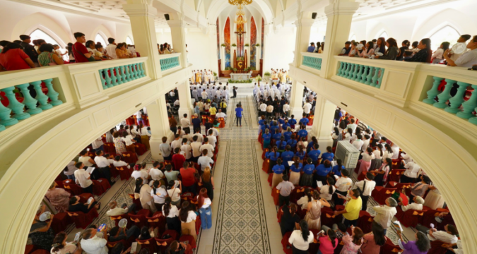 Largest modern church dedicated in Phnom Penh