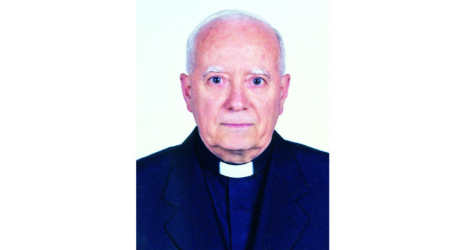 Bidding final farewell to Father Galbiati