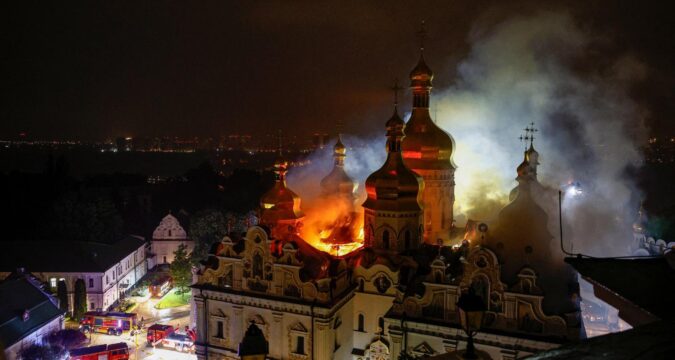 Russian attack on Kyiv cathedral condemned Russian attack on Kyiv cathedral condemned