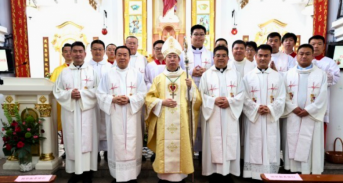 Confirmation for 58 at Shanghai parish on feast of Sacred Heart Confirmation for 58 at Shanghai parish on feast of Sacred Heart