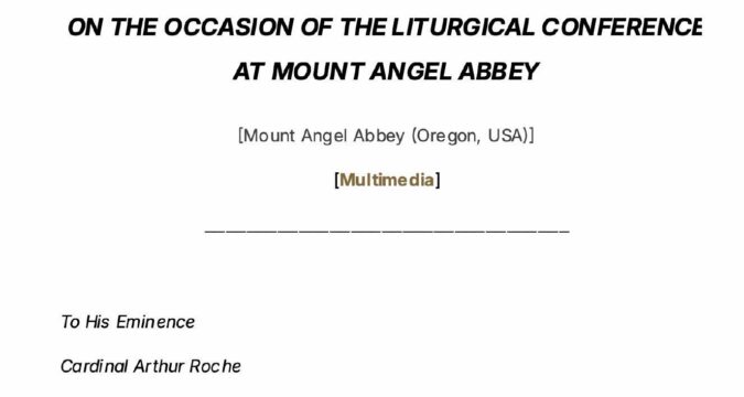 Pope Leo XIV urges fidelity, reverence and formation in the Church’s Liturgy