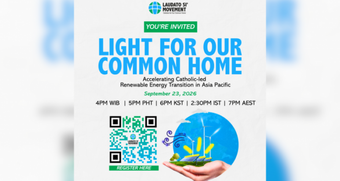 Catholic groups to launch Asia-Pacific renewable energy initiative Catholic groups to launch Asia-Pacific renewable energy initiative