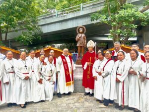 Statue of St. Lorenzo Ruiz blessed at St. Joseph's