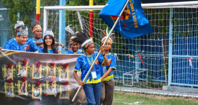 Jesuit students from across Indonesia gather to make some noise